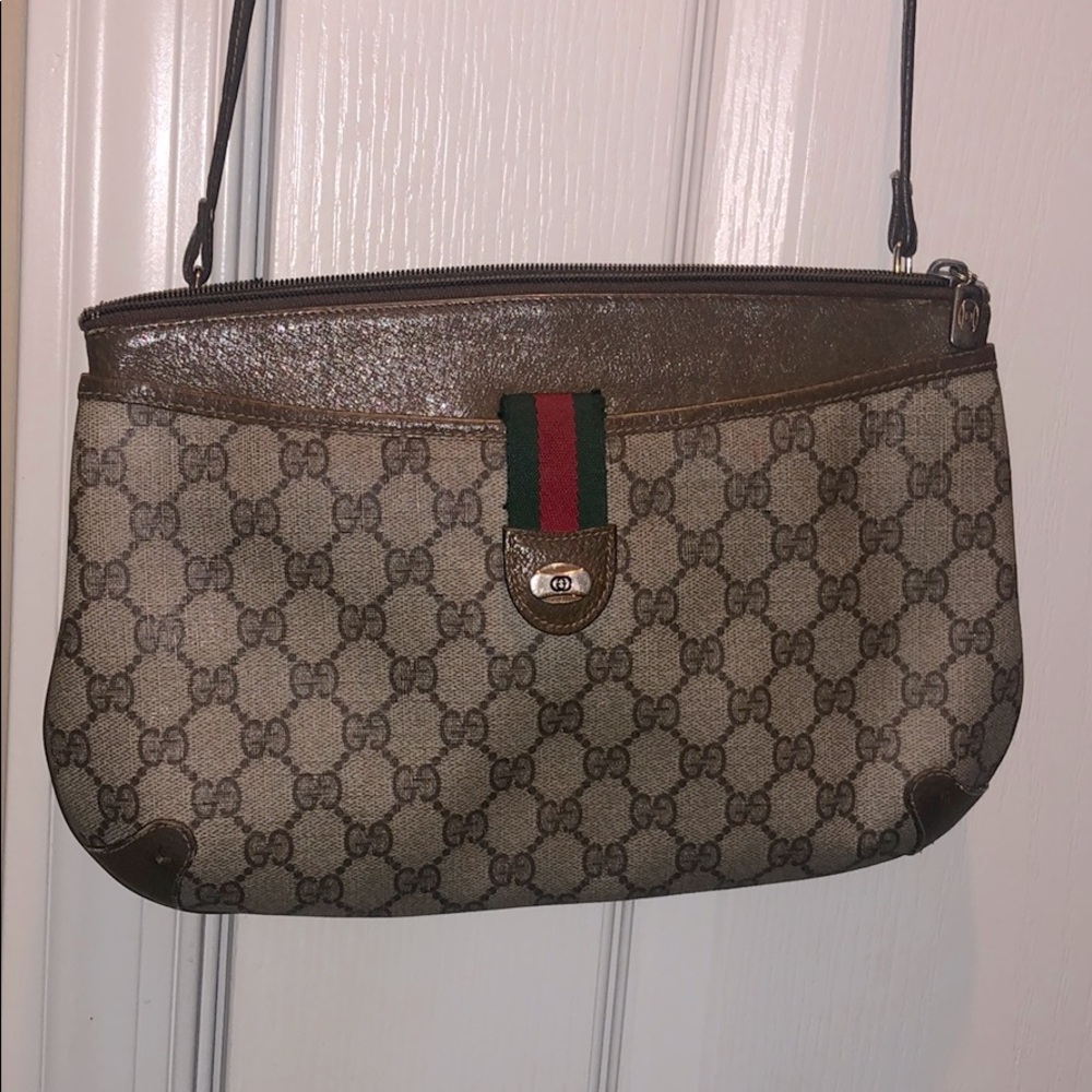 Gucci Vintage Sherry Line Shoulder/Cross Body Bad